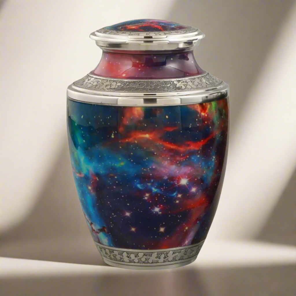 Royal Rapture Galaxy Cremation Urns for Human Ashes Adult/Child Funeral Large 10"